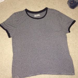 Abercrombie&Fitch Striped Ringer Tee
